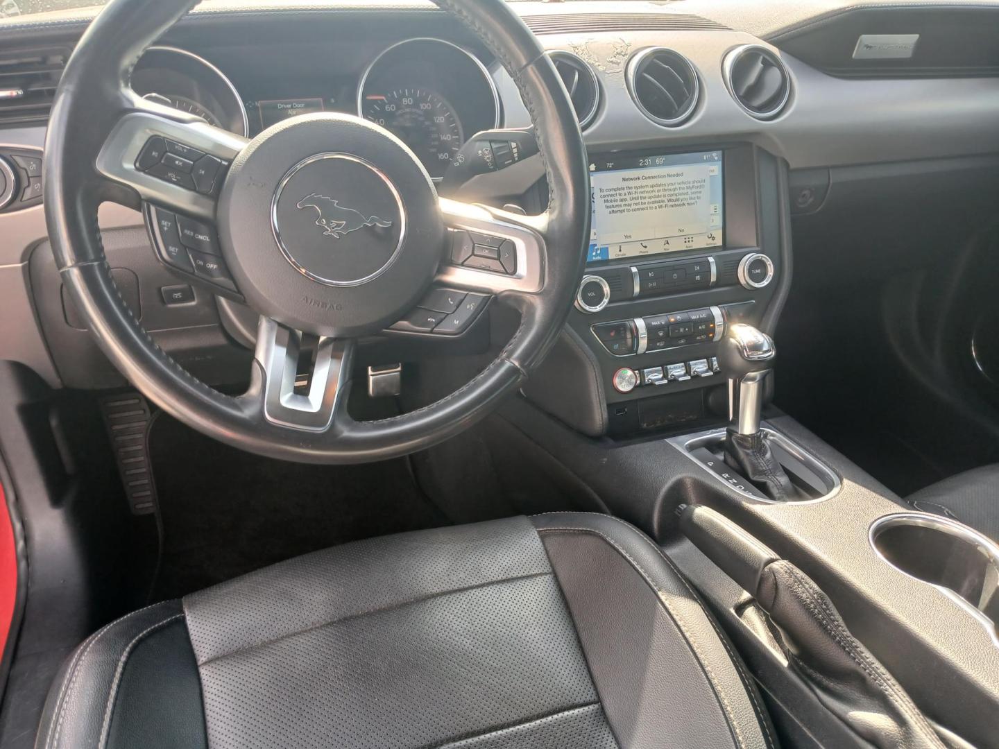 2019 RED Ford Mustang EcoBoost Coupe (1FA6P8TH4K5) with an 2.3L L4 DOHC 16V engine, located at 420 I-35E, Lancaster, TX, 75146, (469) 297-4144, 32.593929, -96.823685 - Photo#4